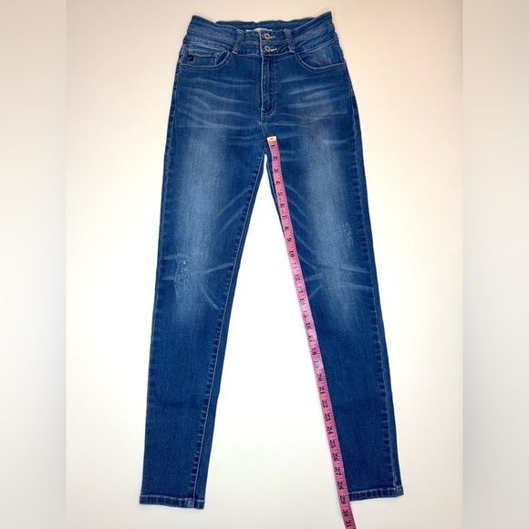 Kancan Women’s Blue Skinny Jeans Size- 28 - Picture 3 of 9